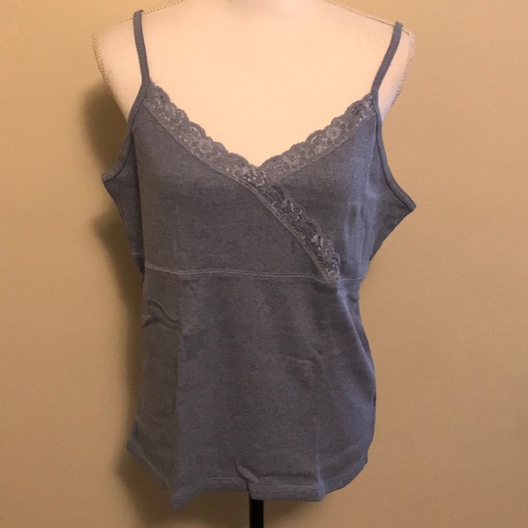 St. John's Bay Tops - St. John’s Bay blue tank top NWT XL